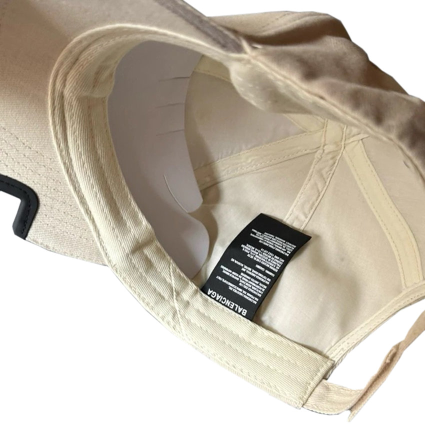 Balenciaga Unity Sport Baseball Cap Beige Cotton Drill - Image 2