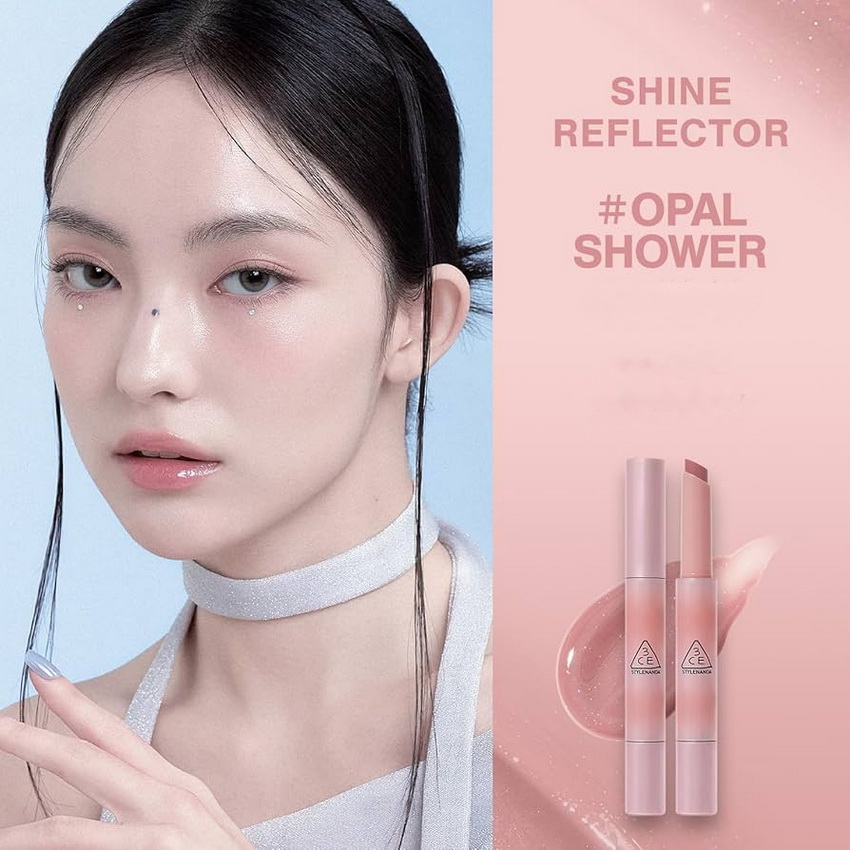 3CE Shine Reflector 1.7g Shine Lip - Opal Shower - Image 2