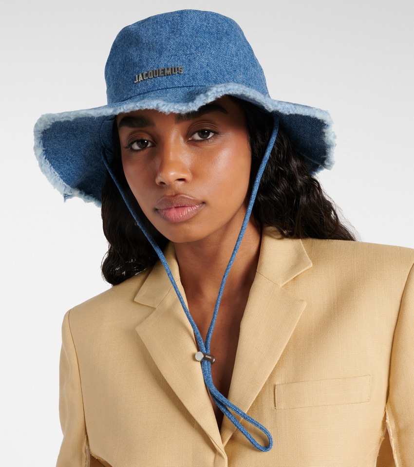 Jacquemus Le Bob Artichaut Bucket Hat in Denim