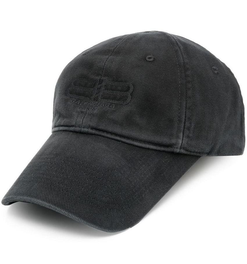 Balenciaga BB Paris Icon Baseball Cap in Black - Image 2