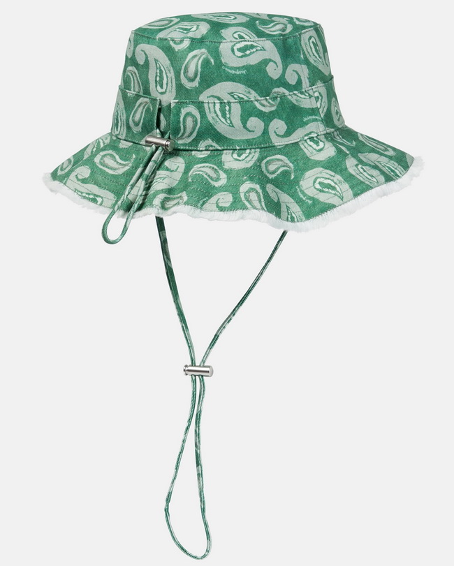 Jacquemus Le Bob Artichaut Sun Bucket Hat Green - Image 2