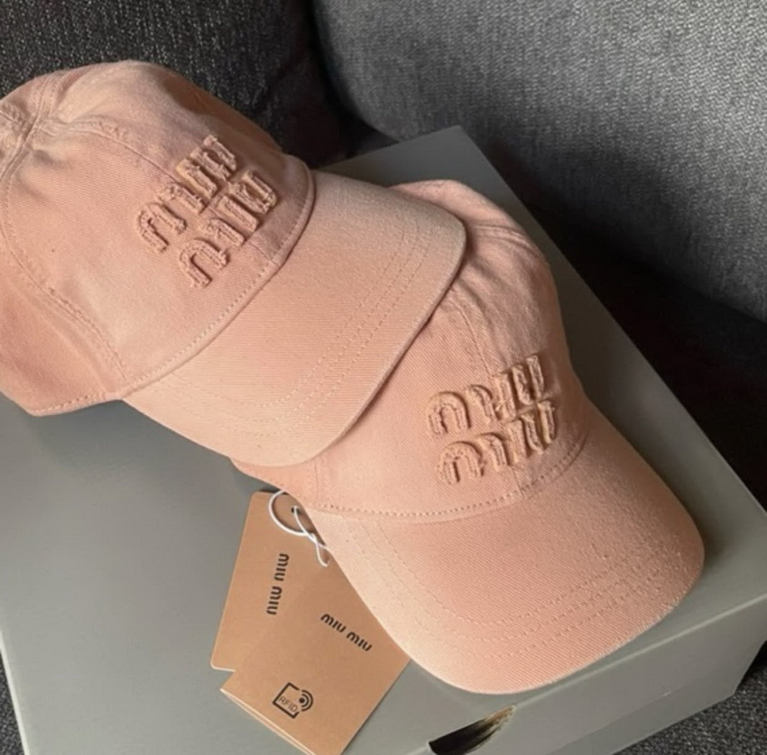 New Miu Miu Logo Embroidered Womens Baseball Cap - Image 2