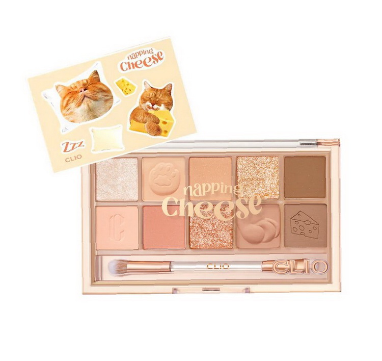 Clio Koshort Pro eyeshadow palette in Napping Cheese #19