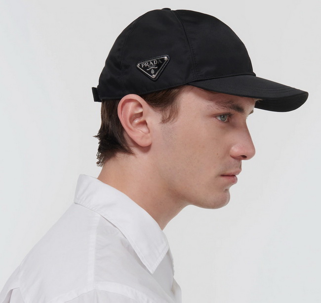 Prada Re-Nylon Logo Baseball Cap Mens Hat - Image 3