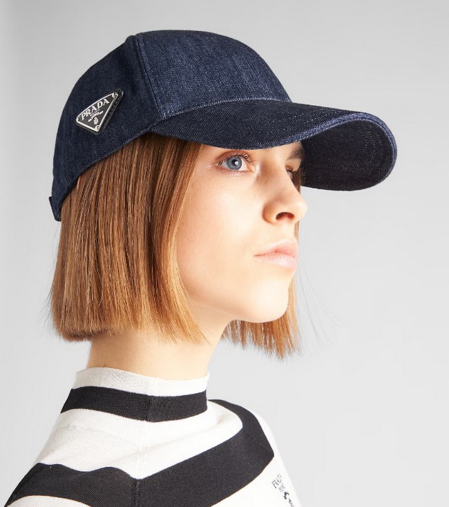 Prada Denim Baseball Cap Men's Hat - Image 3