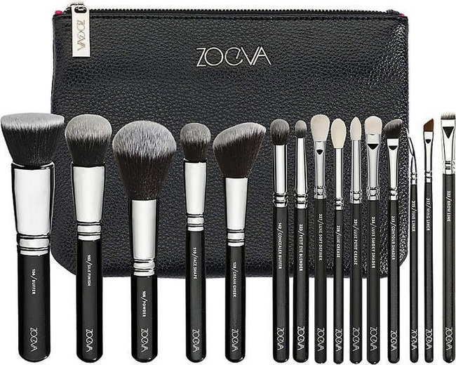 ZOEVA Complete Brush Set including 15 Handcrafted Brushes